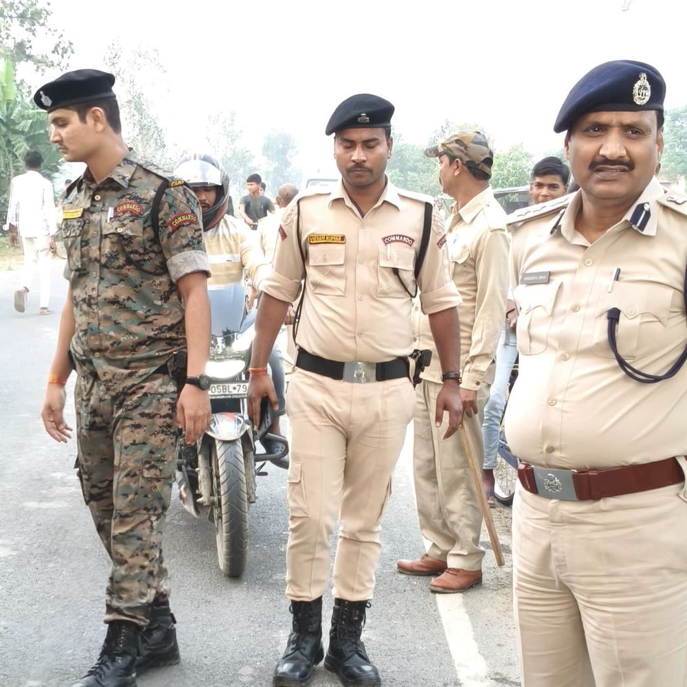 शिवहर में एसपी ने सीमावर्ती चेक पोस्टों का किया निरीक्षण:चुनाव तैयारियों का लिया जायजा, कहा- लापरवाही बर्दाश्त नहीं