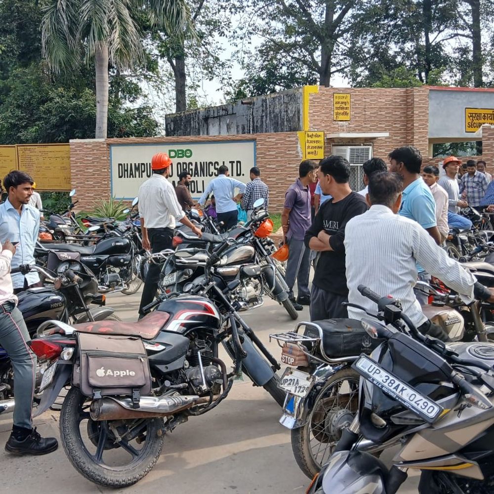 संभल की धामपुर बायो ऑर्गेनिक्स में IT रेड खत्म:असमोली में 116, रजपुरा में 108 घंटे चली छापामारी; ऑफिस सील, दस्तावेज जब्त