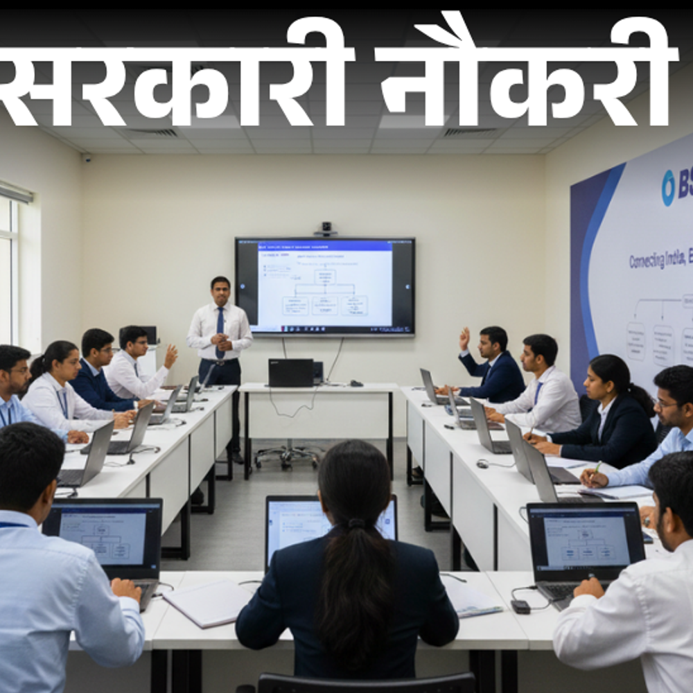 सरकारी नौकरी:BSNL में 120 पदों पर भर्ती का नोटिफिकेशन जारी; सैलरी 50 हजार से ज्यादा, फ्रेशर भी कर सकते हैं अप्लाई