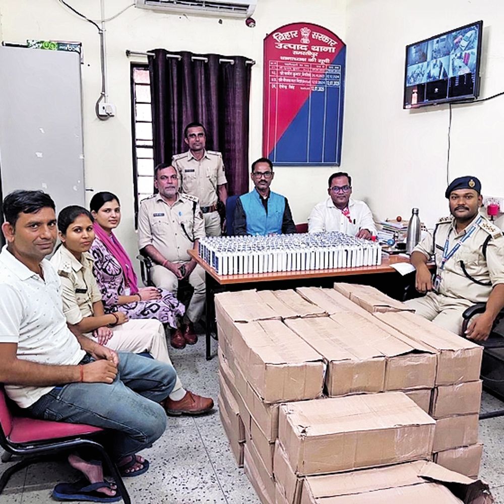 निरपुर में 525 लीटर विदेशी शराब जब्त