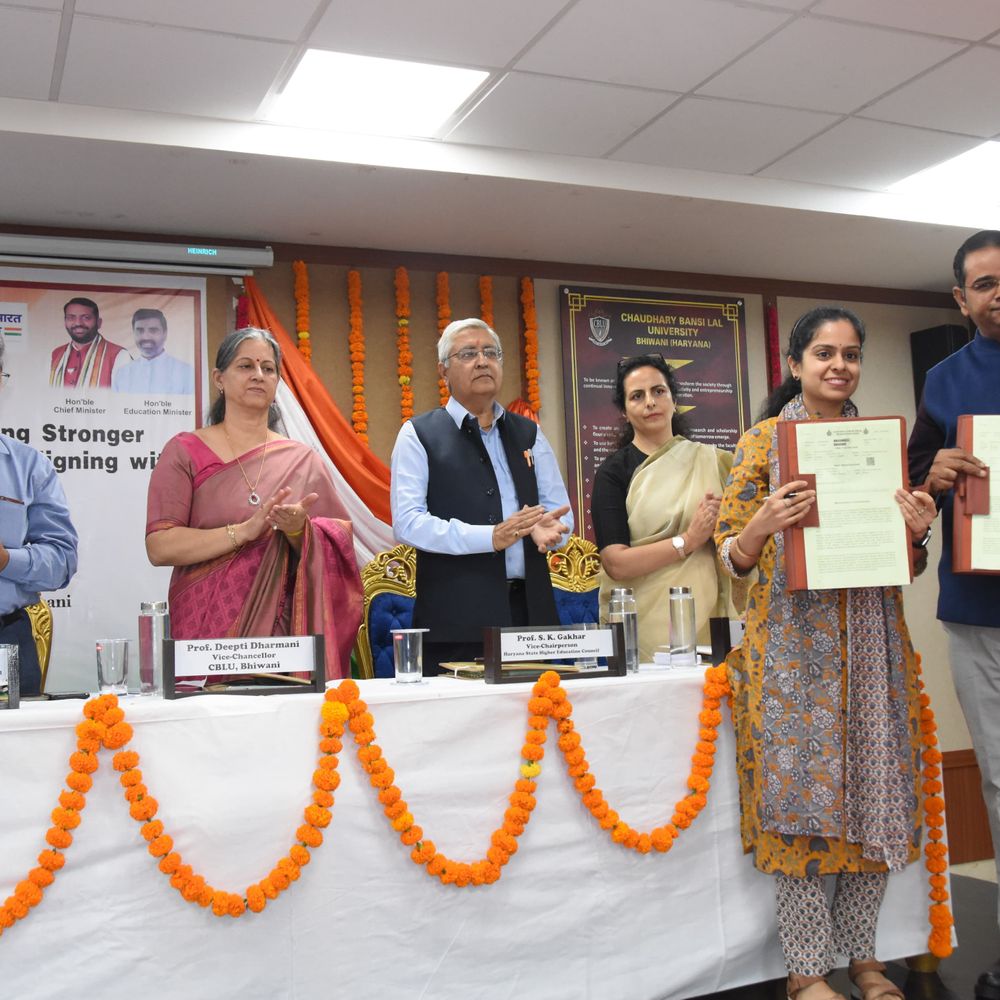 भिवानी CBLU में प्लेसमेंट इकोसिस्टम पर कार्यशाला:  विशेषज्ञों का एनईपी 2020 पर जोर; कुलपति बोले- उद्योग और शिक्षा के बीच सहयोग जरूरी – Siwani (Bhiwani) News