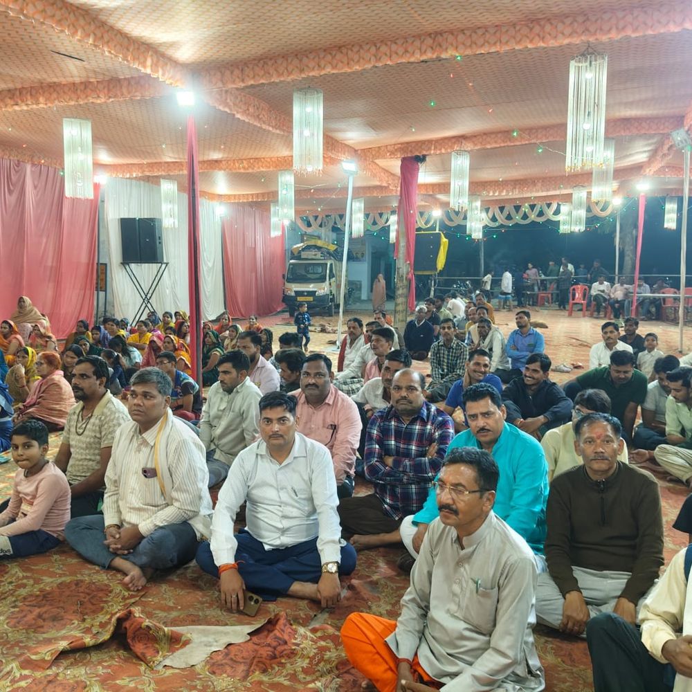 भरतनगर में श्रीविष्णु महायज्ञ का तीसरा दिन:रामानुजा आचार्य ने अयोध्या कांड कथा सुनाई, अग्निदेव भी प्रकट हुए