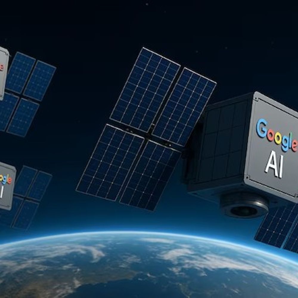 गूगल स्पेस में AI डेटा सेंटर बनाएगी:कंपनी ने प्रोजेक्ट 'सनकैचर' का ऐलान किया, 2027 में दो प्रोटोटाइप सैटेलाइट लॉन्च करेगी