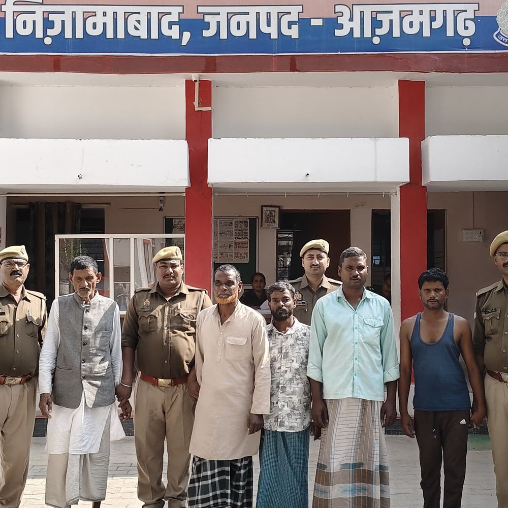 आजमगढ़ में पुलिस पर हमला करने वाले पांच गिरफ्तार:  झगड़ा शांत करने पहुंची थी पुलिस, 34 आरोपियों के विरुद्ध दर्ज हुआ था मुकदमा – Azamgarh News