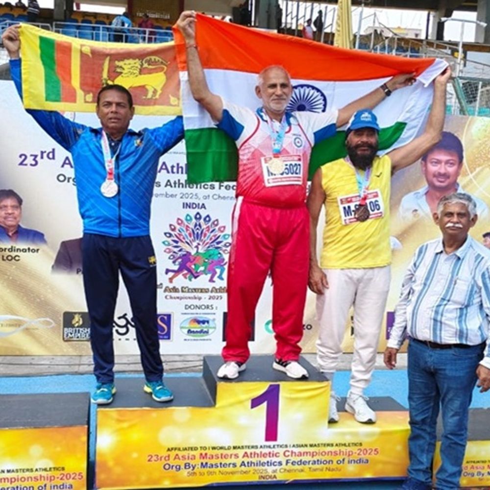 भिवानी के कालीरामण ने एशियाई खेलों में जीता गोल्ड:65 की उम्र में 39.20 मीटर फेंका चक्का, बोले-वर्ल्ड मास्टर एथलेटिक्स चैंपियनशिप की करेंगे तैयारी