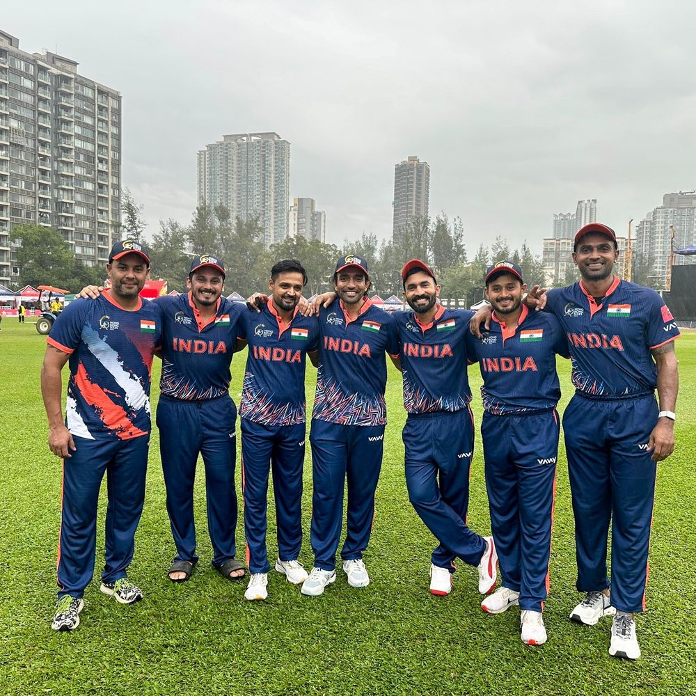 भारत ने 2 महीने में पांचवीं बार पाकिस्तान को हराया:हॉन्गकॉन्ग सिक्सेस में 2 रन से जीती क्रिकेट टीम; रॉबिन उथप्पा ने 28 रन बनाए