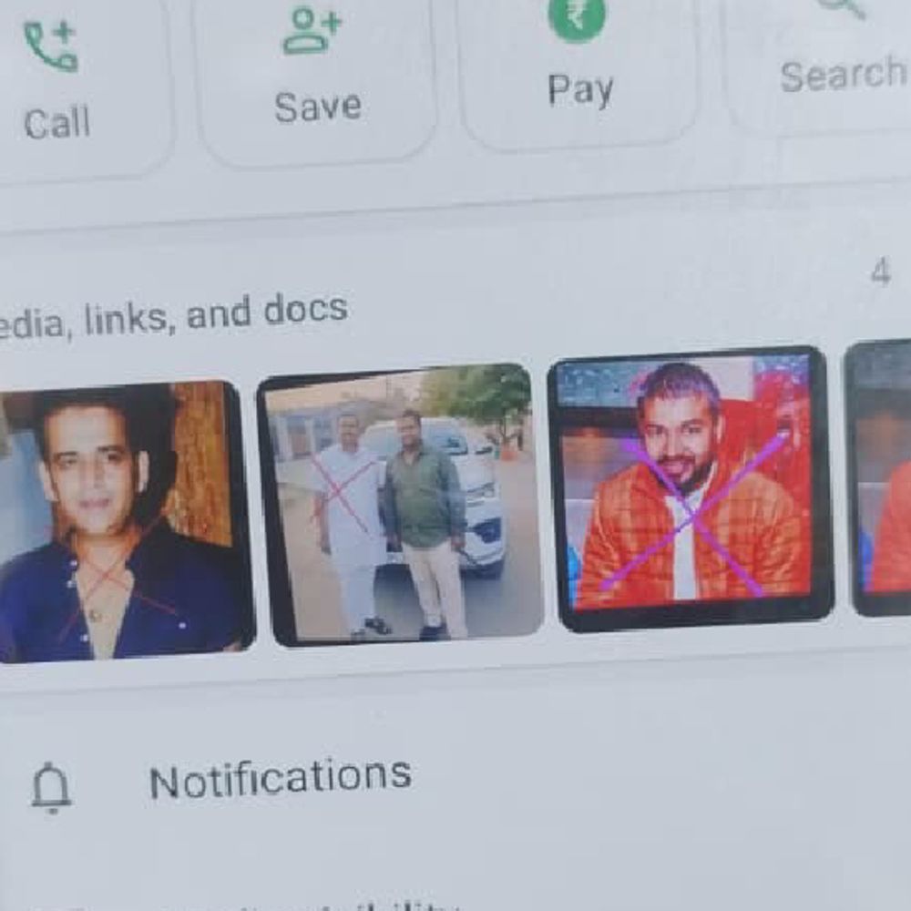 लारेंस की फोटो लगाकर कथा वाचक को दी धमकी:चैट में सांसद और विधायक के फोटो को किया क्रॉस, जांच शुरू