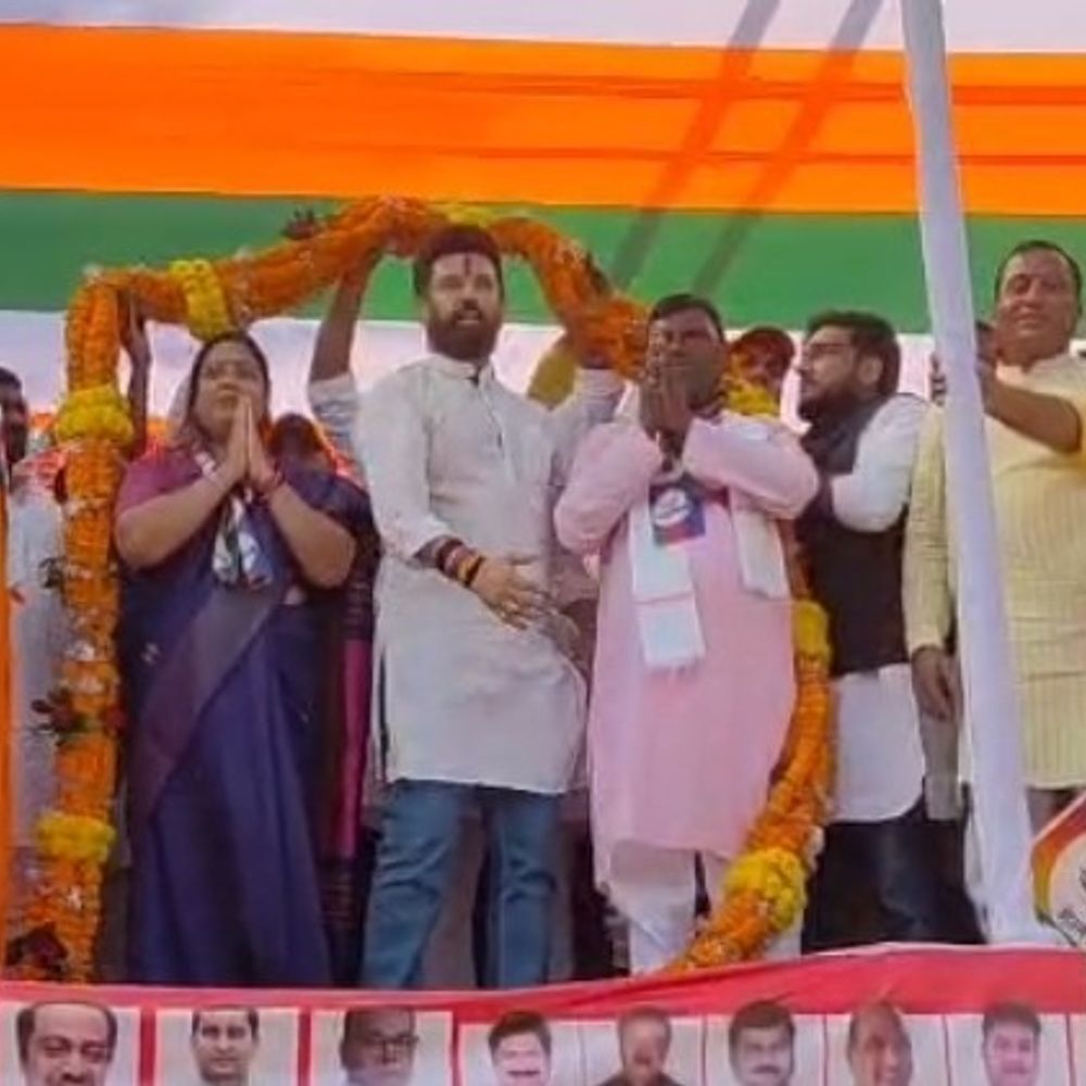 बिहार के लिए यह चुनाव स्वर्णिम काल- चिराग पासवान:नवादा में बोले- जनता नहीं चाहेगी जंगलराज की वापसी, लोग विकास चाहते हैं अराजकता नहीं