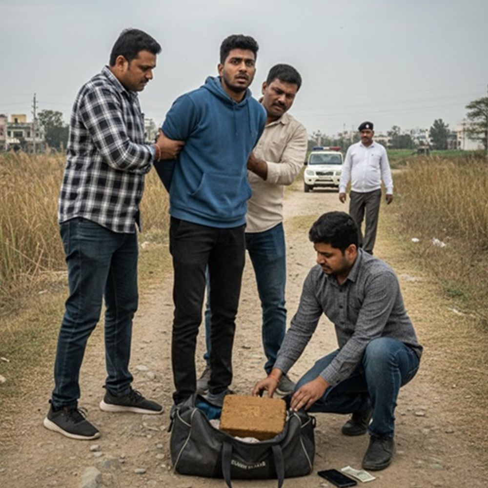पंचकूला पुलिस ने पकड़ा सोलन का चरस सप्लायर:  नशीले पदार्थ की डिलीवरी देने आया था; बीड़ घग्गर के पास पुलिस ने घेरा – Panchkula News