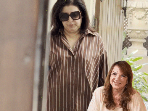 संजय खान के घर पहुंचीं फराह खान:सुजैन और जायद खान की मां के निधन के बाद परिवार से की मुलाकात