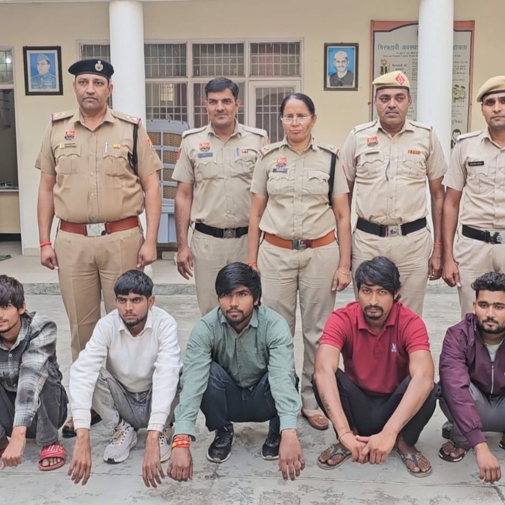 महेंद्रगढ़ पुलिस ने 5 हमलावर पकडे़:  ऑपरेशन ट्रैक डाउन चलाया, मंडी जा रहे व्यक्तियों पर किया था हमला – Mahendragarh News