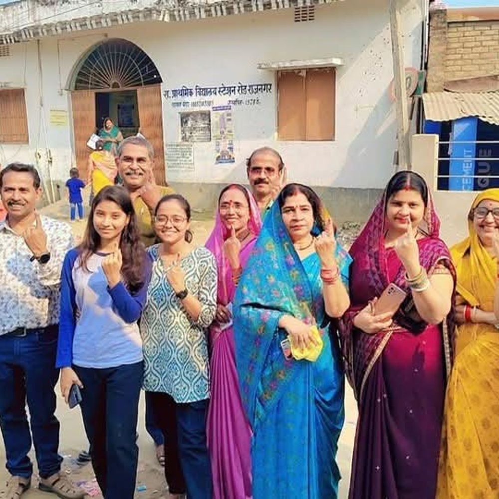 मधुबनी में 3 बजे तक 55.53% मतदान:दूसरे चरण का मतदान जारी, सुरक्षा व्यवस्था कड़ी