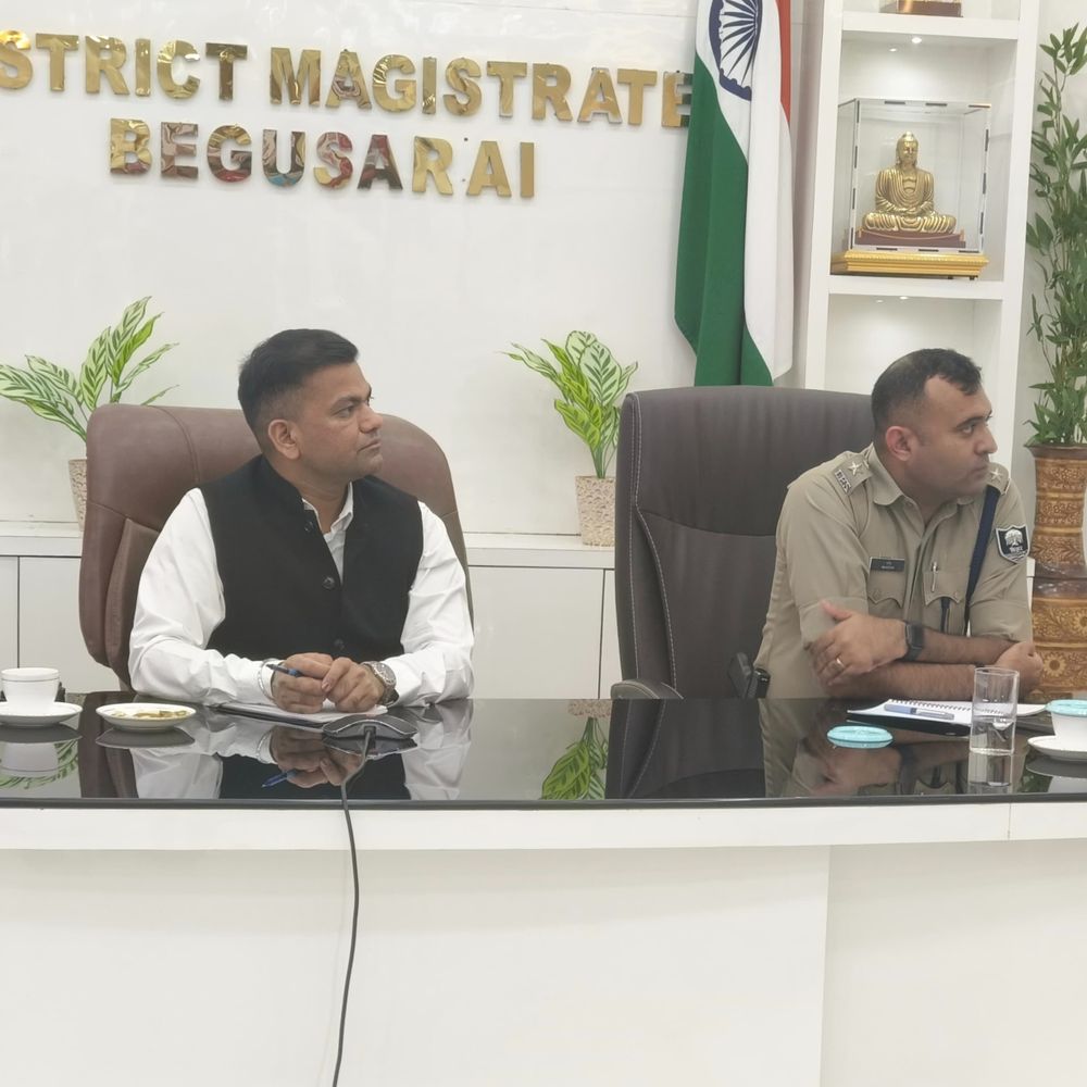 बेगूसराय में मुख्य सचिव ने की मतगणना तैयारी की समीक्षा:वीडियो कॉन्फ्रेंसिंग के माध्यम से दिए गए आवश्यक निर्देश, बोले- किसी तरह की चूक या देरी न हो