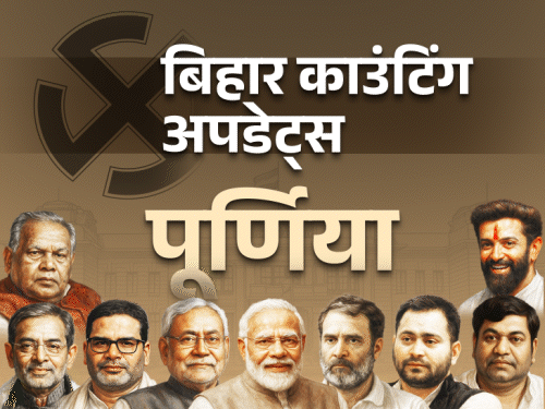 पूर्णिया में NDA 5, AIMIM को 2 सीट पर लीड:सदर से विजय खेमका 20 हजार वोट से आगे; धमदाहा से लेसी सिंह और रूपौली से कलाधर मंडल को बढ़त