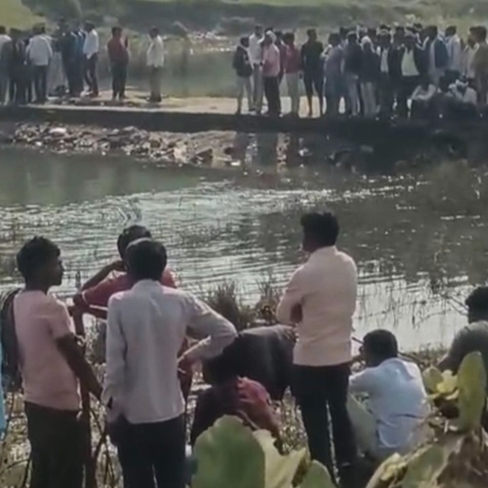 भिंड में क्वारी नदी में डूबने से जीजा-साले की मौत:जीजा को बचाने नदी में कूदा था युवक, 35 घंटे बाद शव मिला