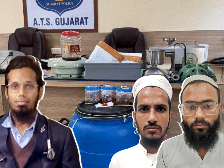 RSS ऑफिस, मंदिर और मार्केट पर केमिकल-अटैक की साजिश:मास्टरमाइंड डॉक्टर मोइनुद्दीन ने चीन में ‘रिसिन’ बनाना सीखा, बोला- बेचकर करोड़पति बनूंगा