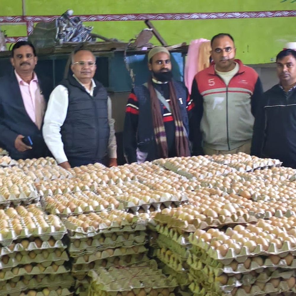 अंडे पर पोलिश करके बना दिया देसी अंडा:  मुरादाबाद में फूड सेफ्टी डिपार्टमेंट ने छापा मारकर पकड़ा खेल,4.5 लाख अंडे जब्त – Moradabad News