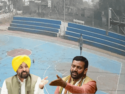 बास्केटबॉल प्लेयर की मौत, हरियाणा-पंजाब CM आमने-सामने:मान बोले- ग्राउंड से बच्चे की लाश आई; सैनी ने पूछा- एक महीने में नशा खत्म हुआ