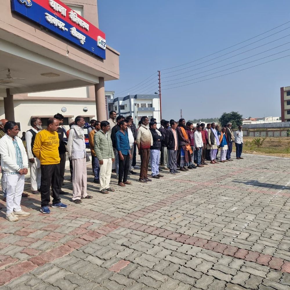 नैमिषारण्य थाने में 51 हिस्ट्रीशीटरों की 'कानून की पाठशाला':थानाध्यक्ष ने अपराध छोड़ने की अपील की, 15 दिन में हाजिरी का निर्देश