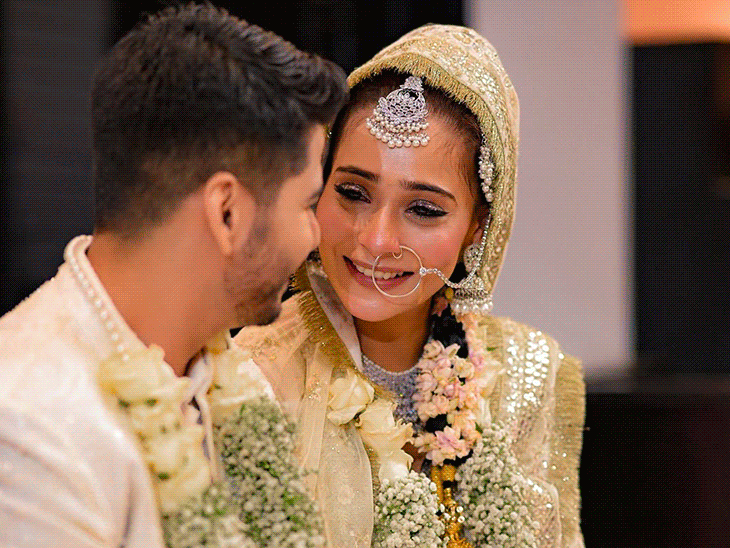 सारा खान ने हिंदू और मुस्लिम रीति-रिवाज से शादी की:लिखा- कुबूल है से सात फेरे तक; कृष पाठक संग अक्टूबर में कोर्ट मैरिज की थी