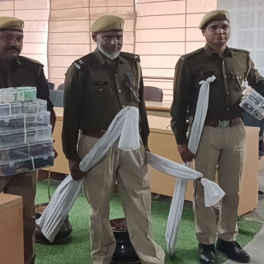 अलवर में खेतों की रखवाली की आड़ में हथियारों की-तस्करी:हरियाणा से लाकर जंगल से करता था सप्लाई, पुलिस ने एक बदमाश को किया अरेस्ट