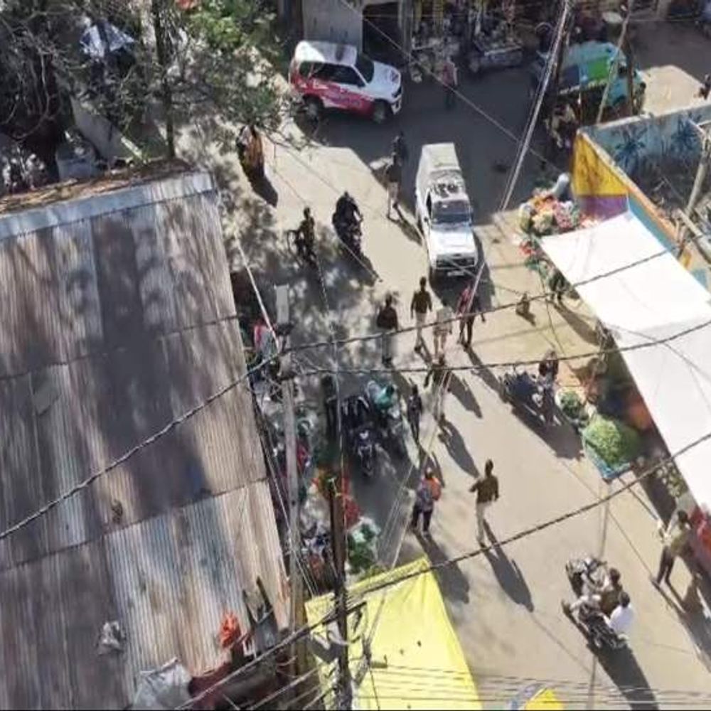 रणजीत हनुमान यात्रा में इंदौर पुलिस का दोगुना अलर्ट:पश्चिम क्षेत्र में सीमावर्ती थानों तक ड्रोन उड़ाए, वॉच टावर और 600 जवानों ने रखी सख्त निगरानी