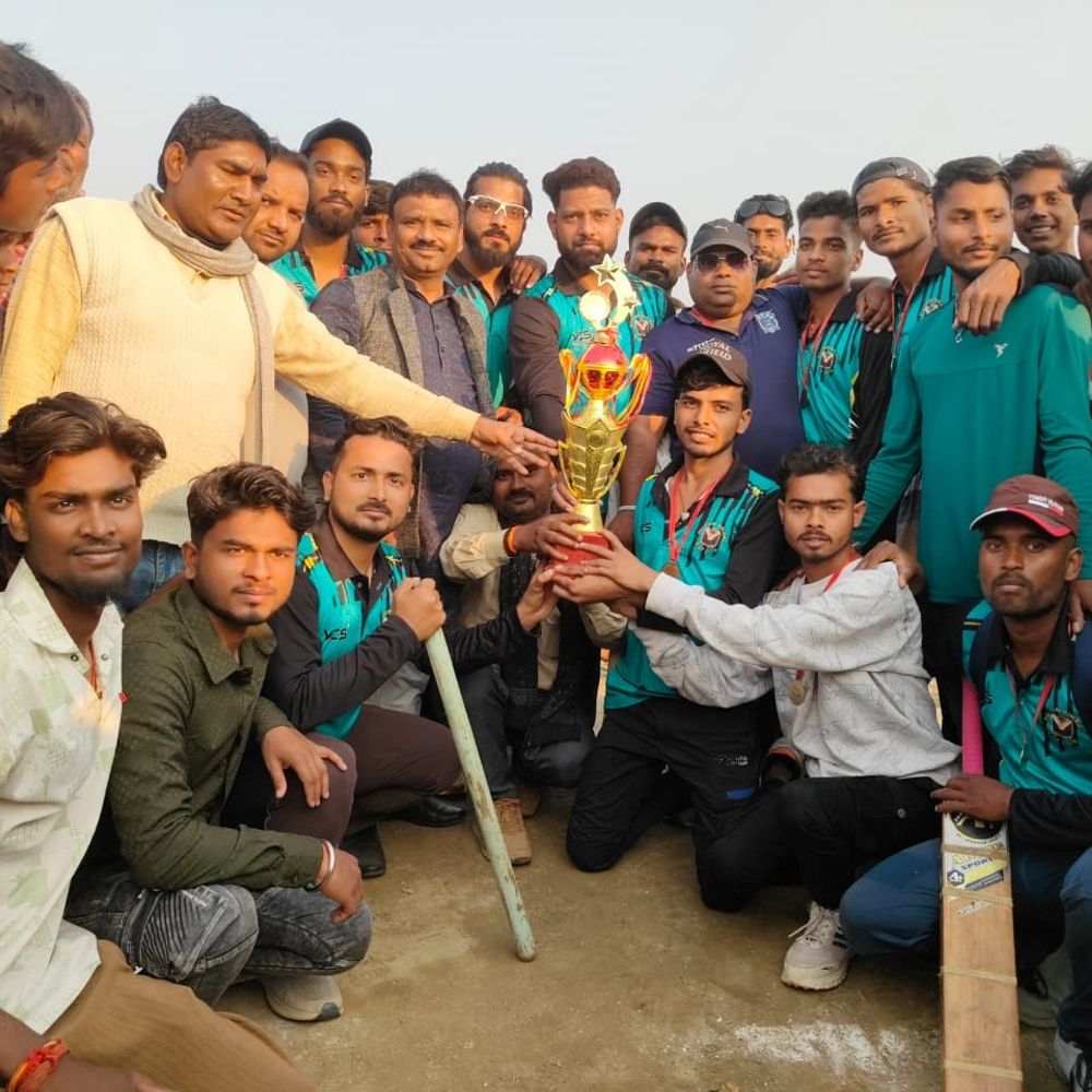तेगाछी पुनर्वास गांव में टी-20 क्रिकेट टूर्नामेंट का फाइनल:पटेल नगर भर्रा ने जीता खिताब, नवादा को 60 रनों से हराया