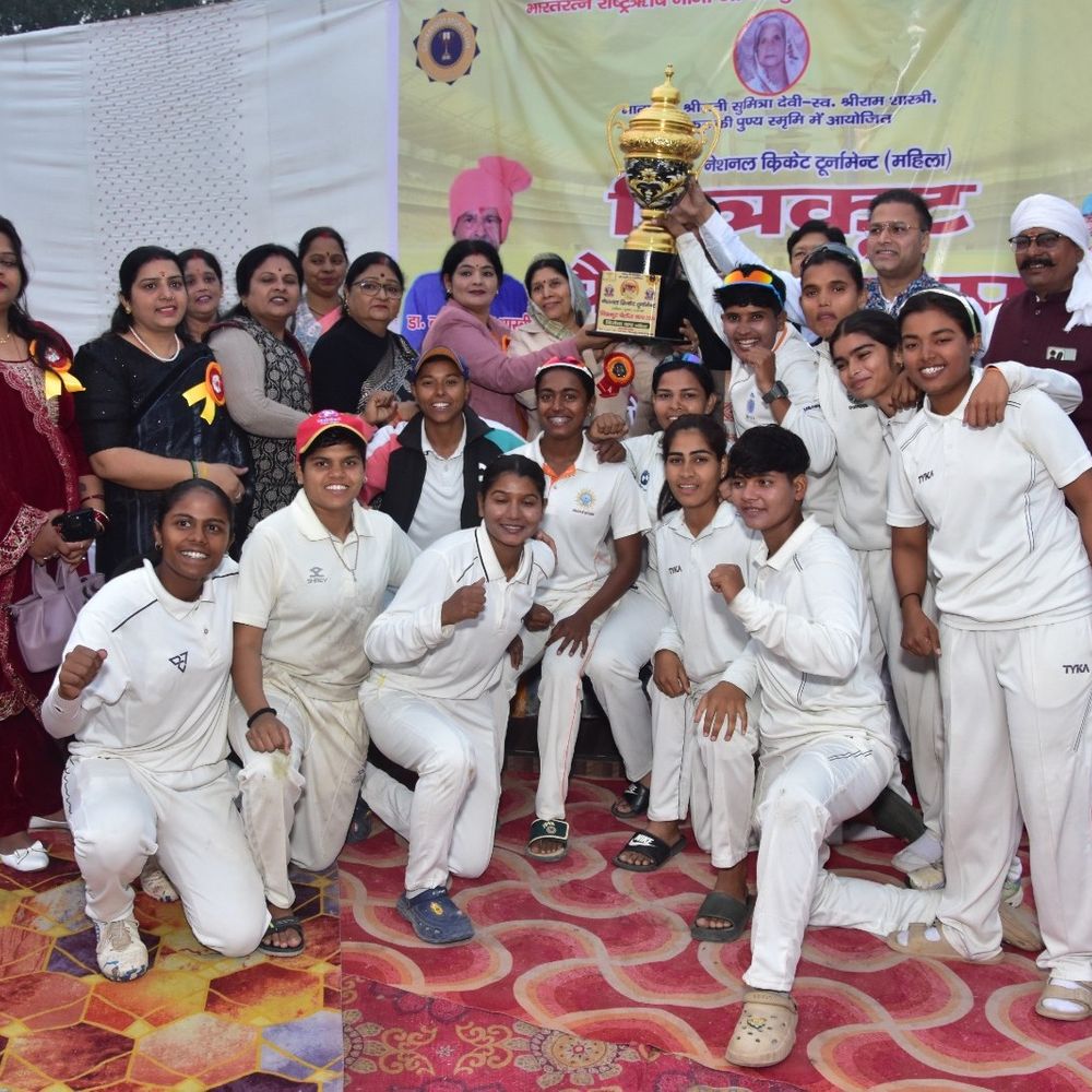 जबलपुर ने सागर को 60 रन से हराया:चित्रकूट चैलेंज कप-2025 महिला वर्ग का खिताब जीता