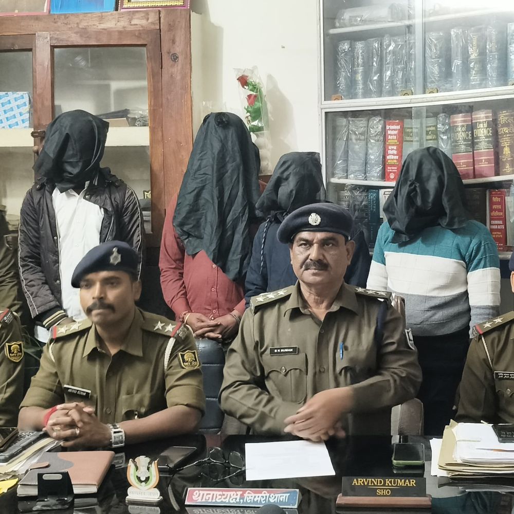 दरभंगा में मवेशी चोरी के मामले में 5 अपराधी गिरफ्तार:पिकअप समेत तीन पालतू जानवर बरामद, गिरोह से जुड़े अन्य अपराधियों की संलिप्तता की जांच जारी