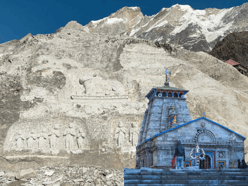 केदारनाथ आपदा के बोल्डर अब बनेंगे आस्था की पहचान:उकेरी जा रहीं शिव की तस्वीरें, 2026 में पूरा होगा प्रोजेक्ट
