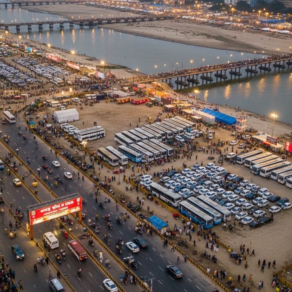 माघ मेला 2026 का पूरा ट्रैफिक प्लान:कहां से मिलेगा प्रवेश, कैसे होंगे एग्जिट, कहां करेंगे गाड़ी पार्क और कैसे पहुंचेंगे संगम