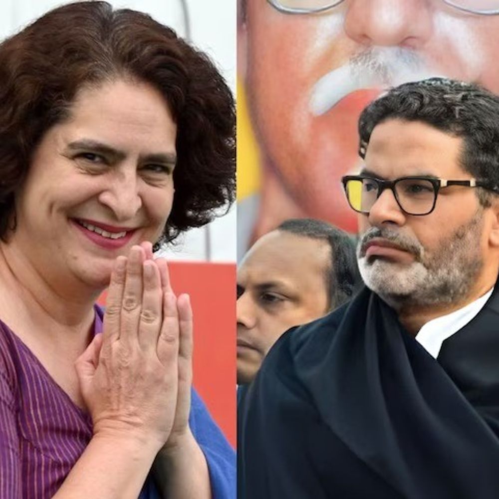 क्या कांग्रेस से गठबंधन करेंगे प्रशांत किशोर:प्रियंका गांधी से 2 घंटे गुपचुप मुलाकात; विधानसभा में जीरो पर आउट हुई थी PK की पार्टी