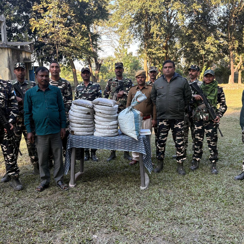 सुपौल में SSB–पुलिस की संयुक्त रेड, 38.5 किलो गांजा बरामद:भारत-नेपाल सीमा पर बड़ी कार्रवाई, कीमत 15.40 लाख कीमत