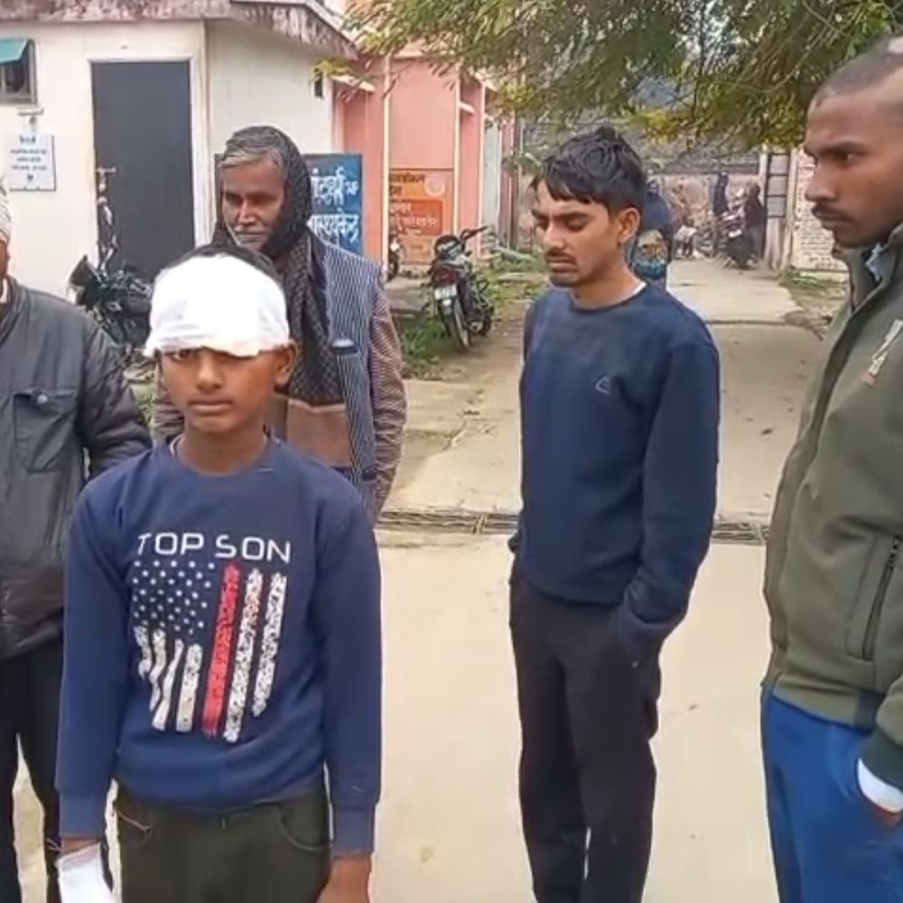 हरदोई में सियार का हमला, किसान और किशोर घायल:खेत में सिंचाई के दौरान हुई घटना, गांव में दहशत