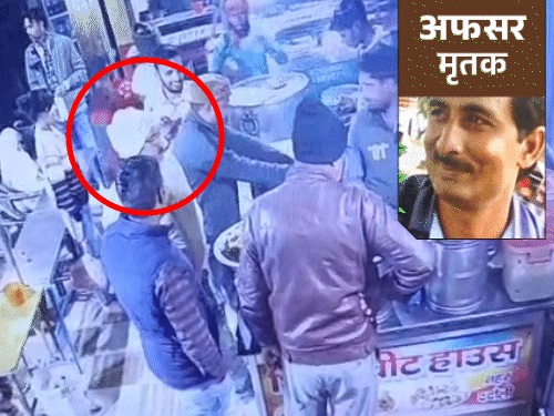 हिस्ट्रीशीटर का आखिरी VIDEO, सीसीटीवी में दिखे शूटर:दोस्त रहे दो गैंगस्टरों में छिड़ी थी गैंगवार, प्रयागराज में बदले की आग में 5 गोली मारी