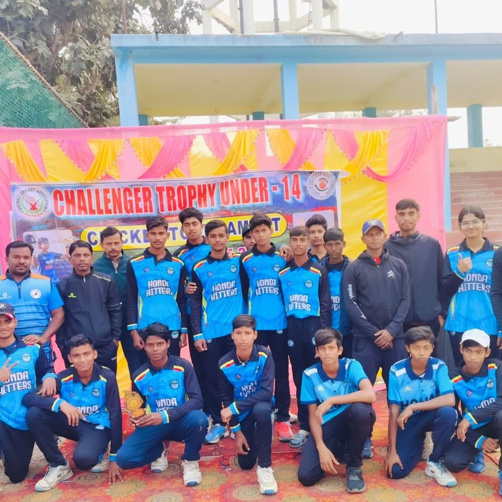 होंडा हीटर्स ने चैलेंजर ट्रॉफी अंडर-14 मैच जीता:नवादा वॉरियर्स को हराकर फाइनल की दौड़ में सबसे आगे, धरम कुमार को मैन ऑफ द मैच चुना
