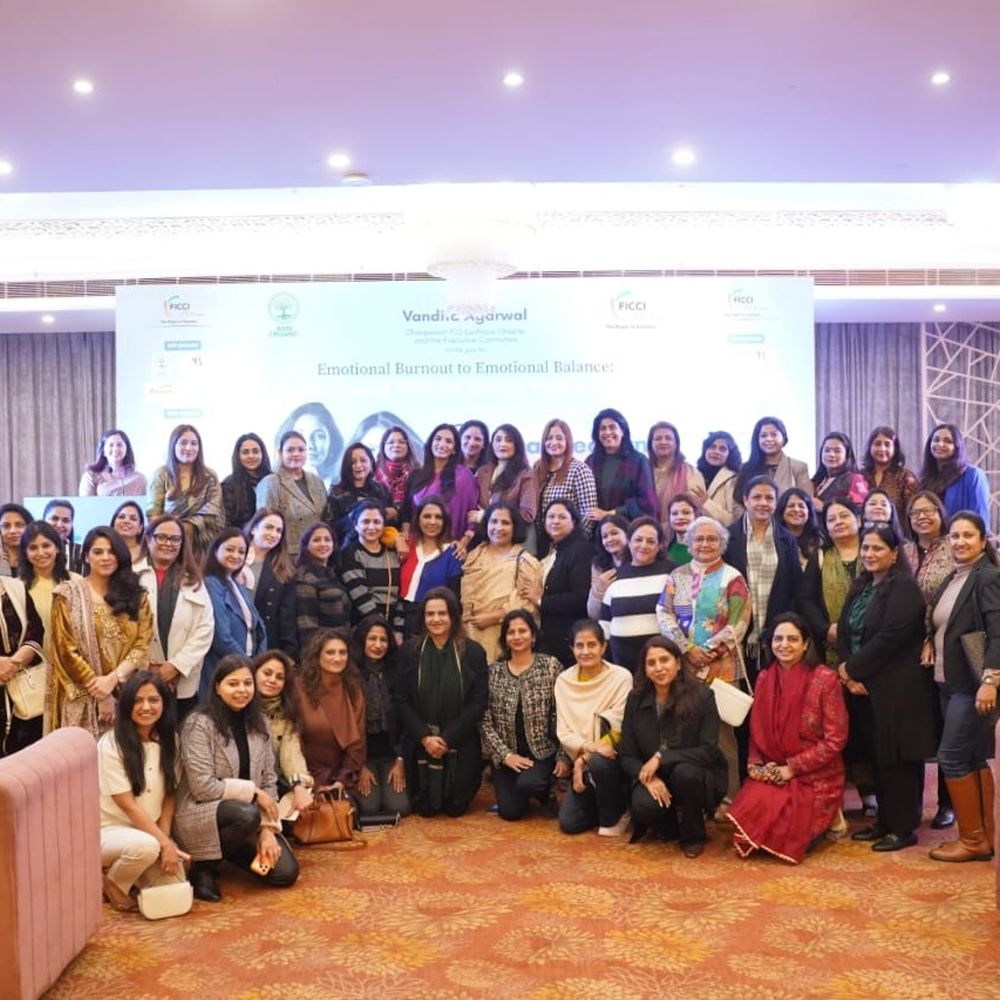 फिक्की फ्लो ने महिला सशक्तिकरण पर सत्र आयोजित किया:काव्याल सेडानी ने भावनात्मक बर्नआउट से संतुलन के लिए जानकारी साझा की