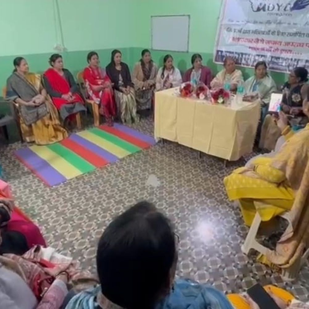 'महिलाओं के लिए बेहतर काम करने की पूरी कोशिश करुंगी':नवादा में JDU विधायक विभा देवी ने दिया महिलाओं को आश्वासन