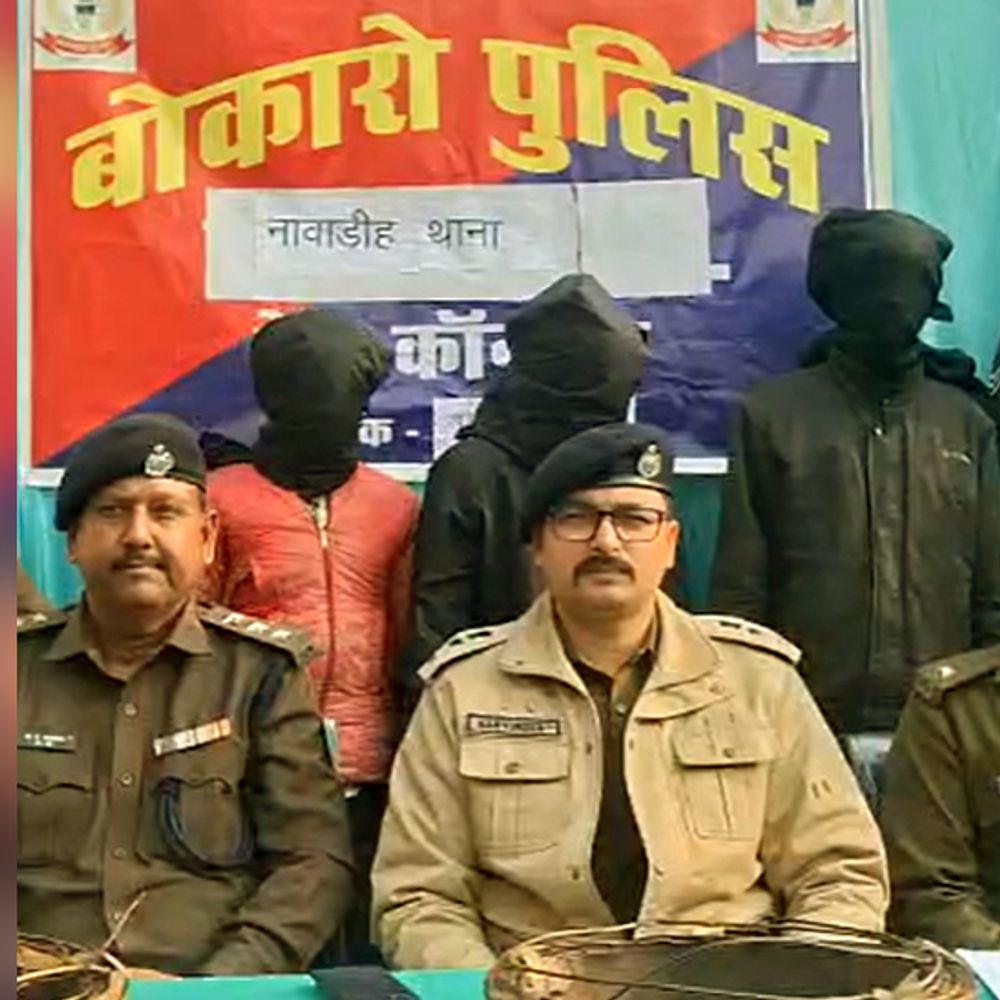 ग्रामीण जलापूर्ति ट्रांसफार्मर चोरी मामले में तीन गिरफ्तार:  बोकारो पुलिस ने गिरोह का किया खुलासा, 50 किलो तांबा का तार बरामद – Bokaro News