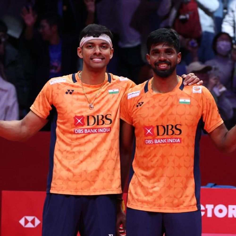 सात्विक-चिराग ने रचा इतिहास:BWF वर्ल्ड टूर फाइनल्स के सेमीफाइनल में पहुंचने वाली पहली भारतीय मेंस डबल्स जोड़ी बने, वर्ल्ड नंबर-2 जोड़ी को हराया