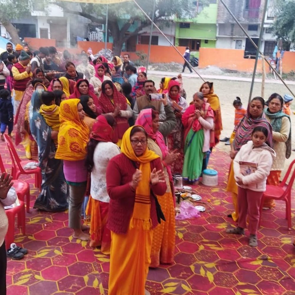 गोमतीनगर में पंचकुंडीय गायत्री यज्ञ का आयोजन:अखिल विश्व गायत्री परिवार, हरिद्वार के सहयोग से संपन्न