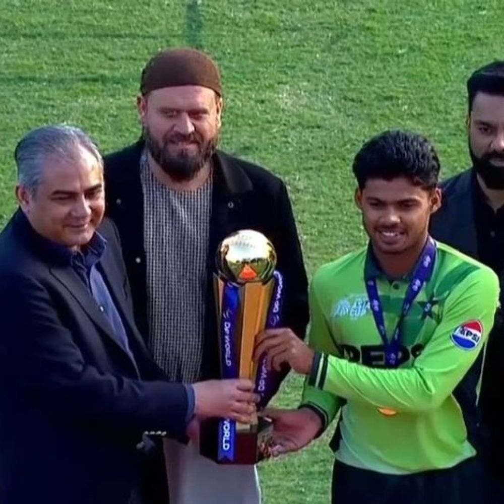 पाकिस्तान ने दूसरी बार U-19 एशिया कप जीता:भारत को 191 रन से हराया, समीर मिन्हास का शतक; मोहसिन नकवी ने ट्रॉफी सौंपी