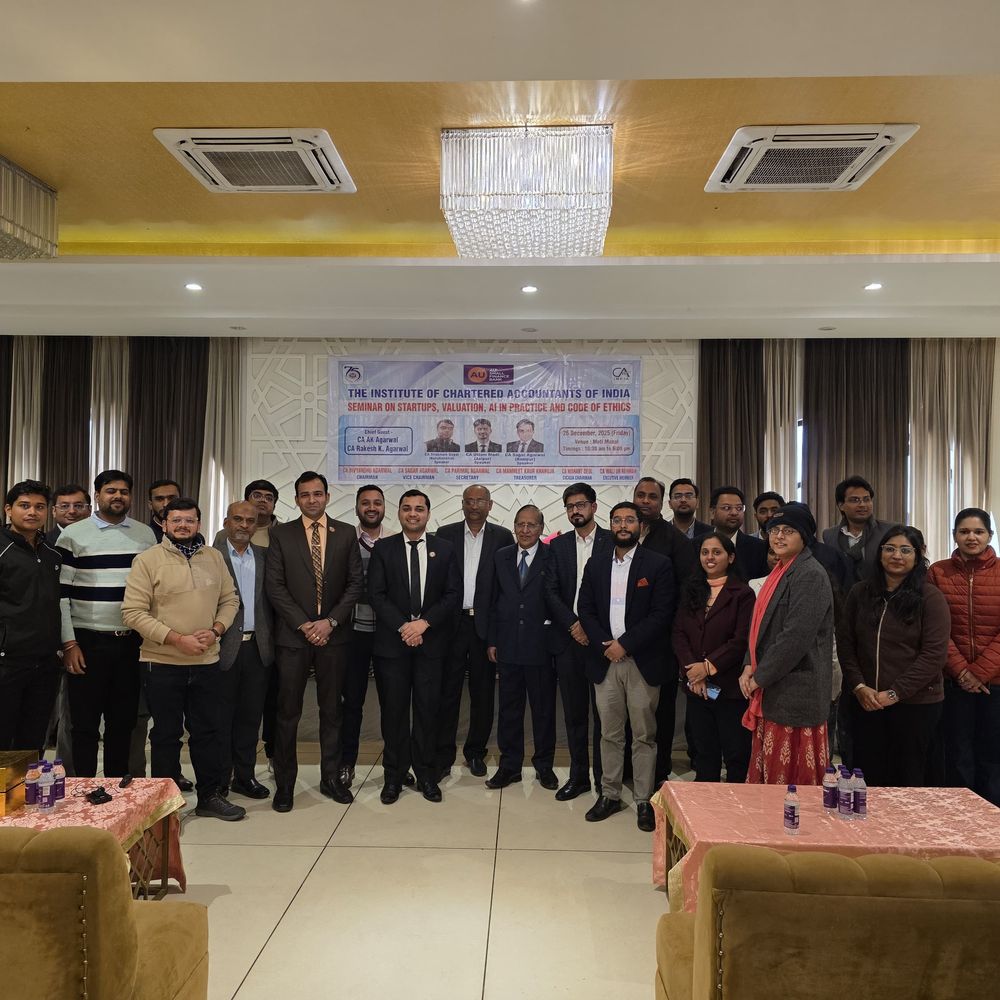 मुरादाबाद में आईसीएआई ने की मीटिंग:स्टार्टअप्स, वैल्यूएशन, एआई और कोड ऑफ एथिक्स पर चर्चा