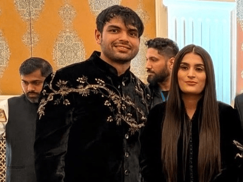 नीरज चोपड़ा-हिमानी का तीसरा रिसेप्शन आज:पानीपत में गोल्डन बॉय की ससुराल वालों की ओर से कार्यक्रम; खास लोगों को किया आमंत्रित