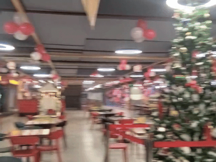 आगरा नए साल के जश्न के लिए तैयार:होटल,रेस्टोरेंट और मॉल सजे, बड़ी संख्या में पर्यटक आने की उमीद