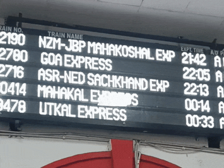 झांसी में पूरा दिन इंतजार करते रहे यात्री,ट्रेन शामको आई:रेलवे को शताब्दी और राजधानी का दिल्ली से बदलना पड़ा टाइम, महाकौशल एक्सप्रेस भी 8 घंटे बाद आई