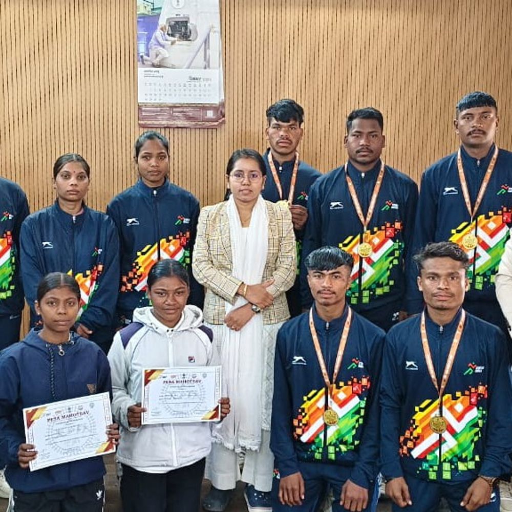 अनूपपुर के खिलाड़ियों ने जीता राष्ट्रीय कबड्डी का खिताब:प्रभारी कलेक्टर ने मुलाकात कर दी बधाई और शुभकामनाएं