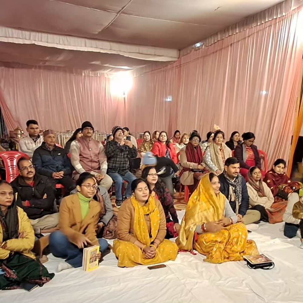 रामलला स्थापना की द्वितीय वर्षगांठ:सुशांत गोल्फ सिटी में सुंदरकांड पाठ और भंडारे का आयोजन