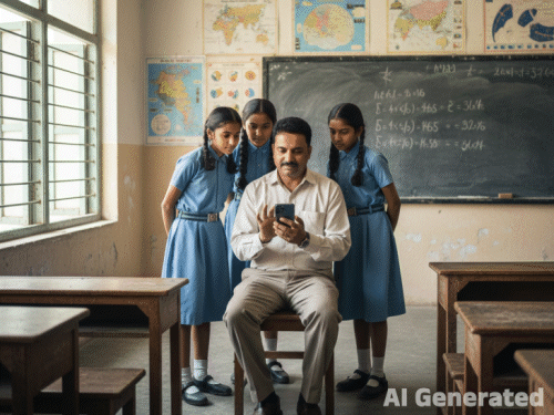 सरकारी स्कूल में टीचर न्यूड वीडियो दिखाता:गोरखपुर में छात्राएं बोलीं- अकेले में बुलाकर गंदे वीडियो चलाता, फिर कपड़ों में हाथ डालकर बैड टच करता