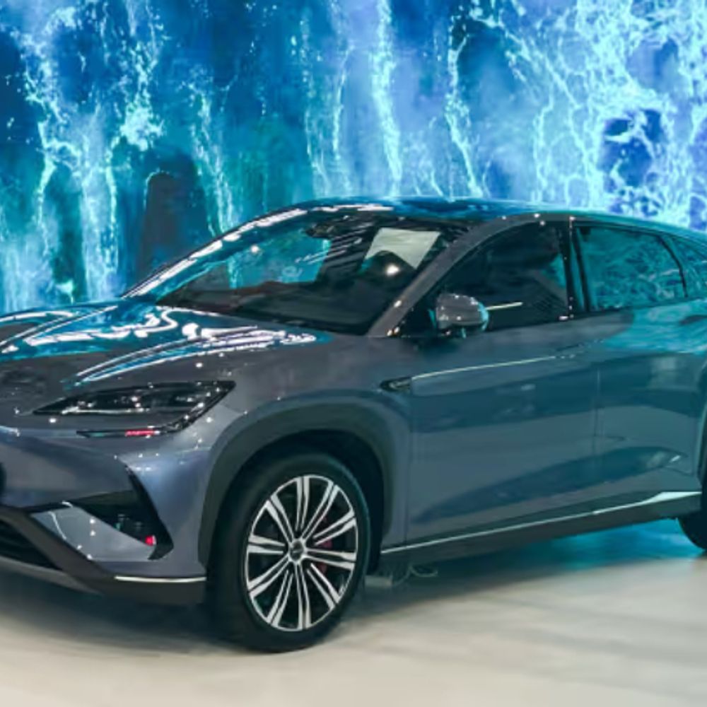 BYD सीलायन 7 इलेक्ट्रिक कूपे SUV ₹50,000 महंगी हुई:फुल चार्ज करने पर 567km चलेगी, शुरुआती कीमत ₹49.40